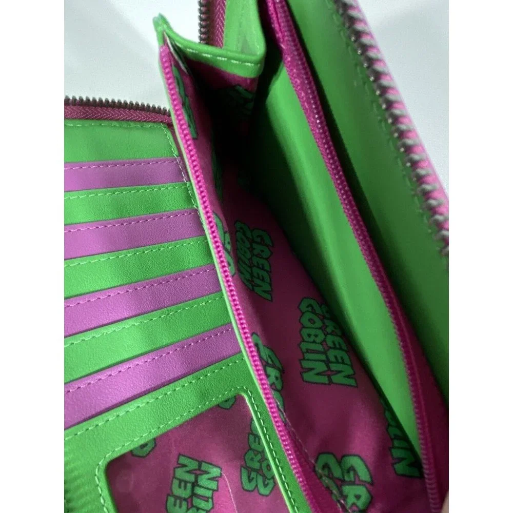 Loungefly Marvel Green Goblin Zip Around Wallet Exclusive - Picture 15 of 16